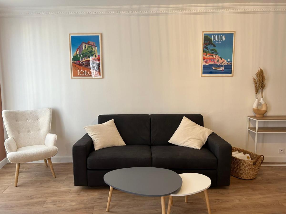 Duplex Climatise Proche Port Toulon Apartment Luaran gambar